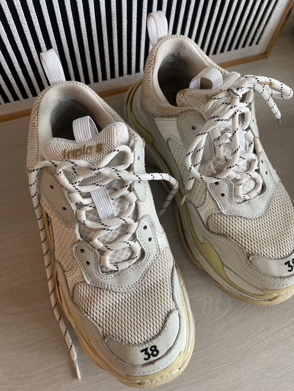 Balenciaga Triple S Chunky Low-Top Sneakers, size 38 - Picture 5 of 5